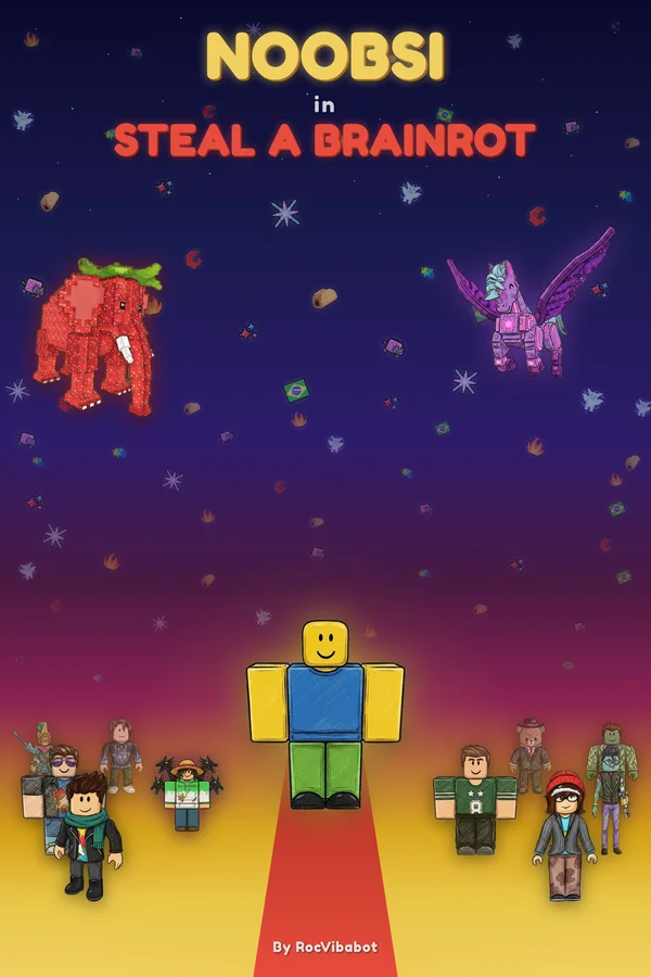 Noobsi in Steal a Brainrot — Book Cover