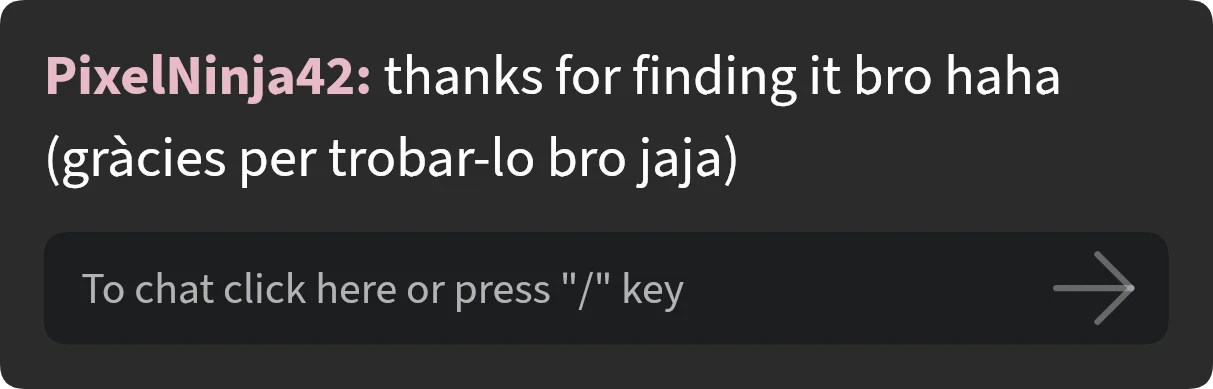 Xat de Roblox — trampa