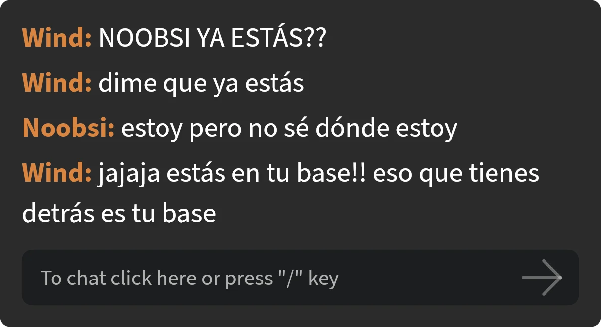 Roblox chat — first day