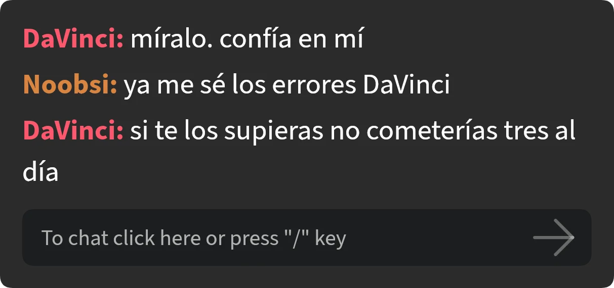 Roblox chat — fifteen errors